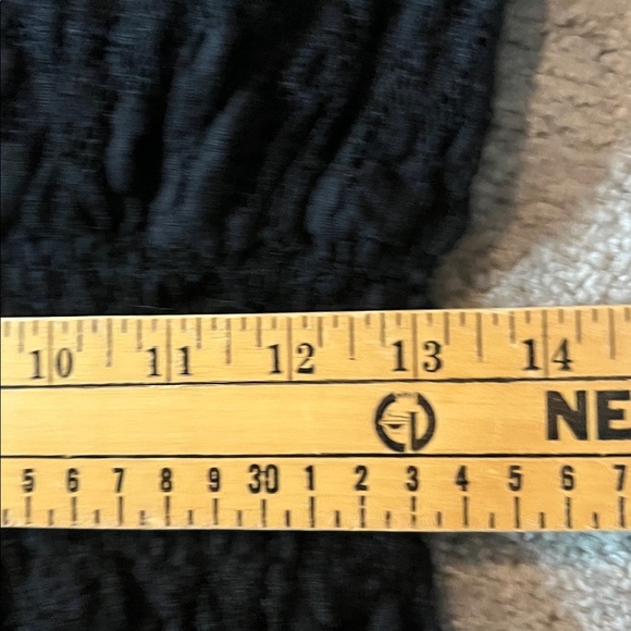 Free People Black Lace Tank Dress w/Beaded Neckline Size M NWT - Picture 12 of 13